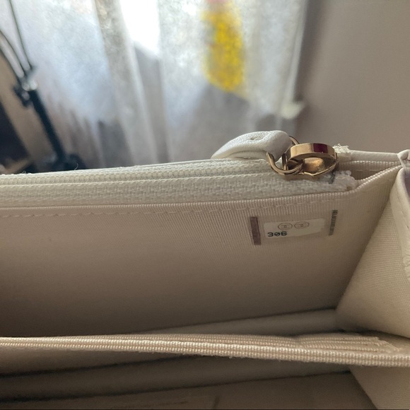 CHANEL Trendy CC Mini Wallet on Chain WOC White Cream Crossbody Bag - Picture 9 of 11